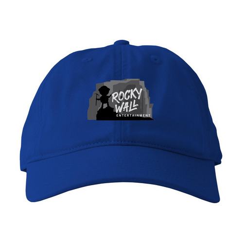 Rocky Wall Entertainment Baseball Cap, a Royal Printed Eco Baseball Cap
