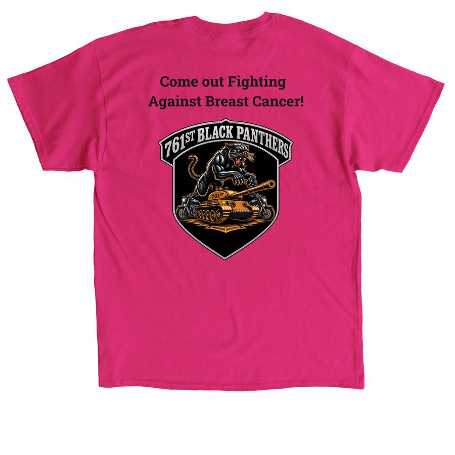761st Breast Cancer Awareness Gear, a Heliconia Classic Unisex Tee (back-view)