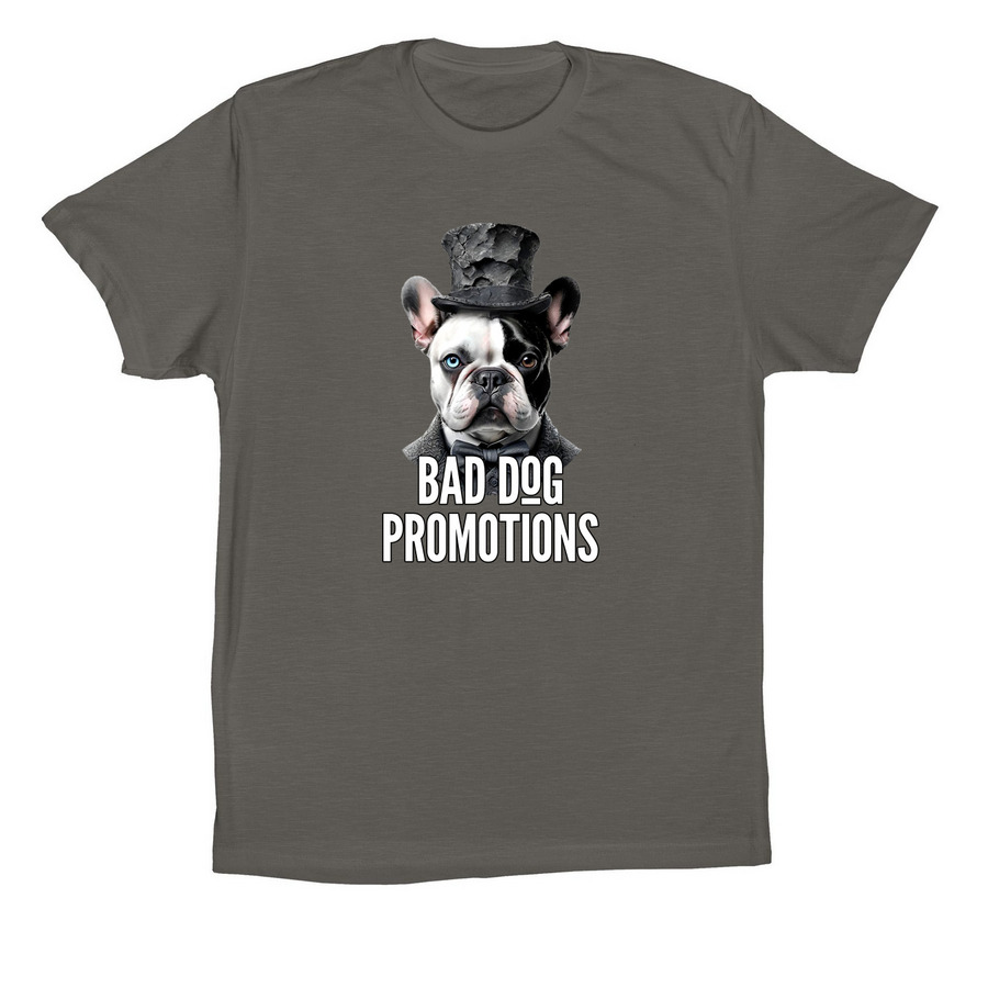 t-shirt front standard logo, a Asphalt Premium Cotton Tee