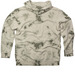 Crush "Hockey Club" Collection, a Olive Tie Dyed Pullover Hoodie (back-view)
