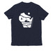 NRF White Logo Tee, a Night Sky Navy Allmade Organic Cotton Unisex Tee