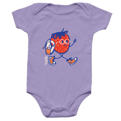 Berry Good Times Onesie, a Lavender Infant Onesie