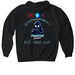 Catchin' Ghosts, a Black Gildan Softstyle Pullover Hoodie (back-view)