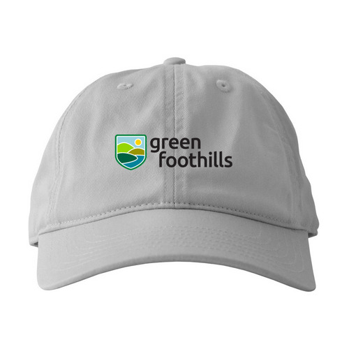 Light color baseball cap, a Dolphin Printed Eco Baseball Cap