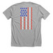 Loyalty to the Bone, a Athletic Heather Premium Unisex Tee (back-view)