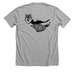 A Bit of Alaska, a Athletic Heather Premium Unisex Tee (back-view)