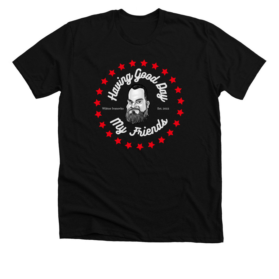 Wiktor Classic, a Solid Black Blend Premium Unisex Tee