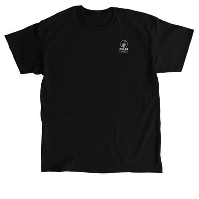 Pillar Jax Condensed Logo, a Black Classic Unisex Tee