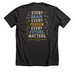 TX FASD - Every Brain Belongs, a Dark Grey Heather Premium Unisex Tee (back-view)