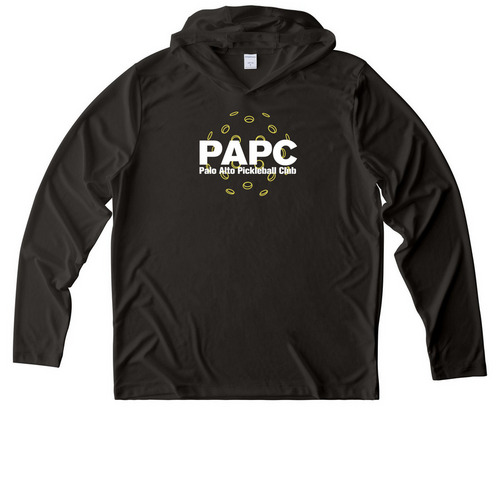 Performance Tees, a Black UV Performance Long Sleeve Hoodie