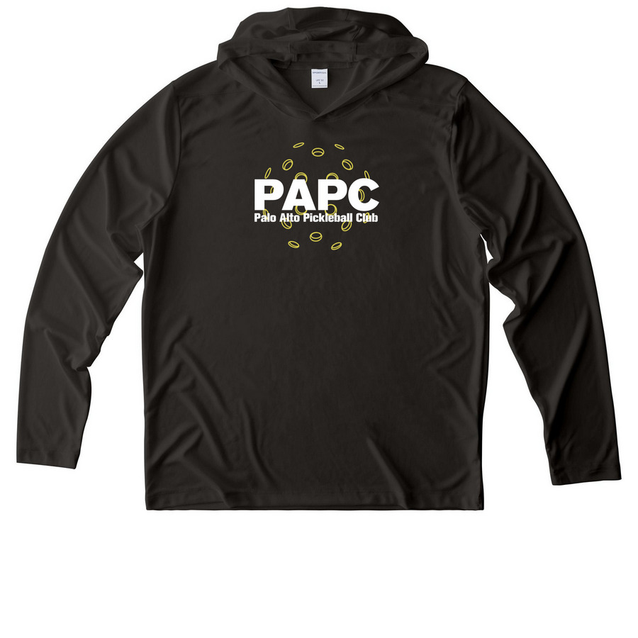 Performance Tees, a Black UV Performance Long Sleeve Hoodie
