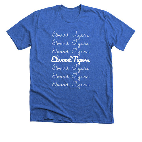 Tigers, a Heather True Royal Premium Unisex Tee