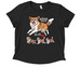 WANG WANG, a Deep Black Allmade Eco Triblend Women?s Scoop Neck Tee