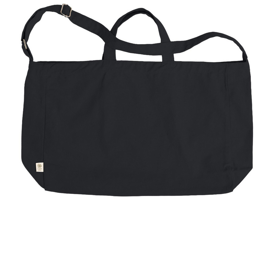 Builder's Plate Tote Bag, a Black Reclaimist G2G Tote Bag (back-view)