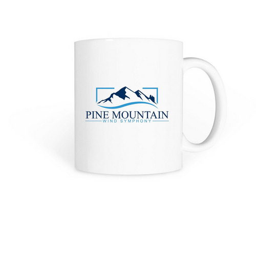 Pine Mountain Wind Symphony Mugs, a White Coffee Mug