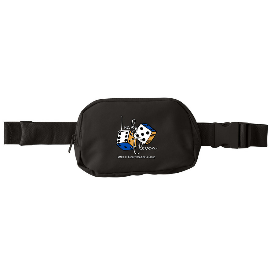 NMCB11 Fanny Pack, a Deep Black Matte Hip Pack