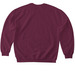 Cozy Collection - White Logo, a Maroon Softstyle Crewneck Sweatshirt (back-view)