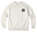 Flame Crewneck, a White Sand Allmade Organic CVC Crewneck Sweatshirt