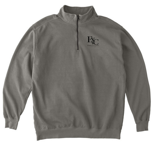 Quarter Zips, a Grey Comfort Colors Quarter Zip Pullover
