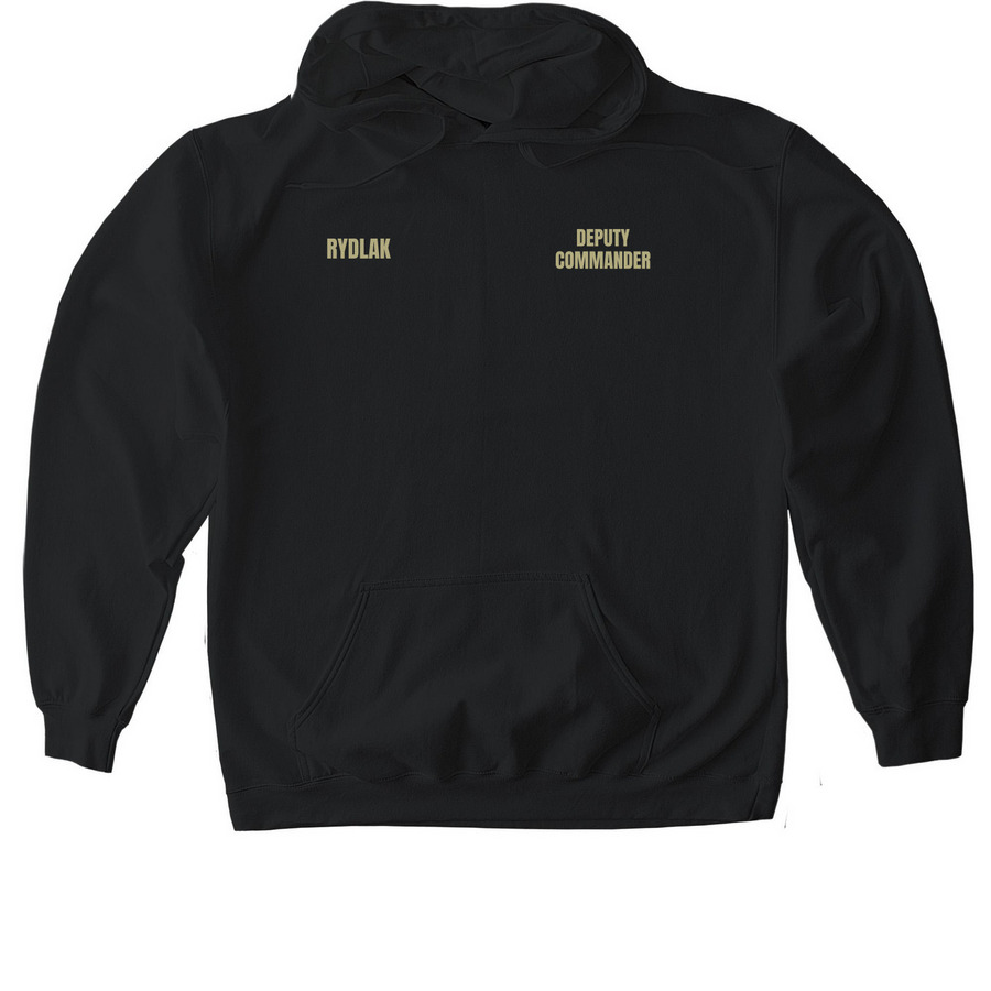 Deputy Commander, a Black Gildan Softstyle Pullover Hoodie