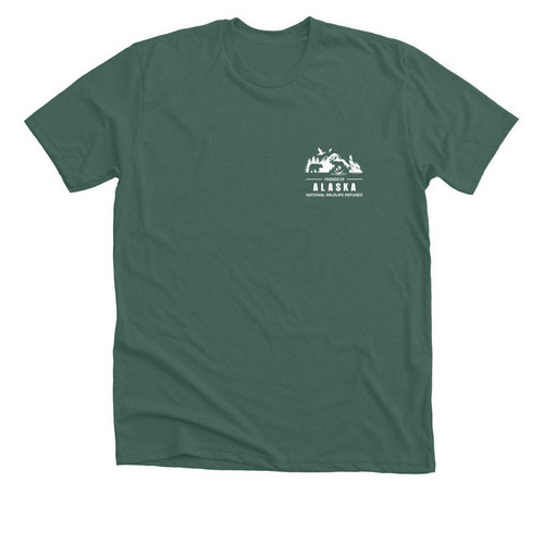 Friends Logo Gear, a Heather Forest Premium Unisex Tee