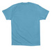 Cotton Tee, a Ocean Blue Premium Cotton Tee (back-view)