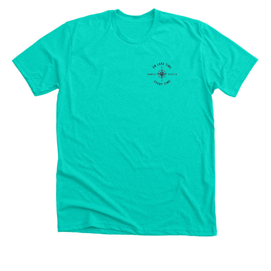 Lake Osakis Clothing, a Heather Sea Green Premium Unisex Tee