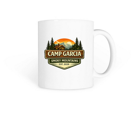 Camp Garcia Coffee Mug, a White Coffee Mug
