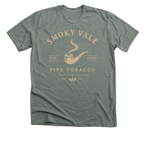 Smoky Vale Established Tee, a Deep Heather Premium Unisex Tee