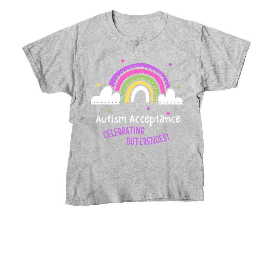Celebrating Differences: Autism Give Back, a Sport Grey Youth Unisex Tee