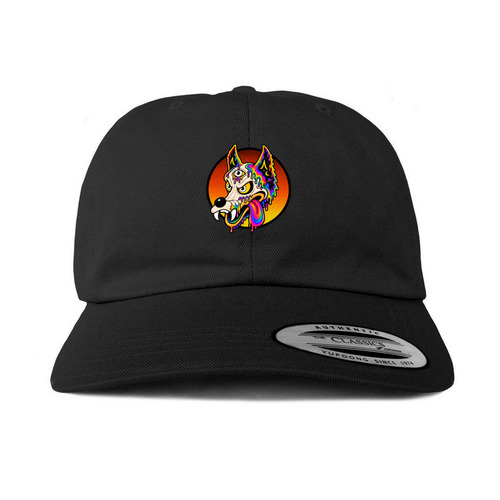 Dead Wolf Hat, a Black Printed Classic Baseball Cap