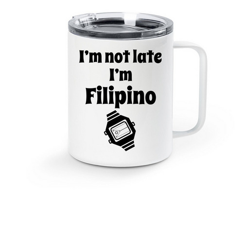 Travel mug, a White Stainless Steel Travel Mug