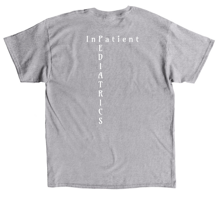 Inpt Peds - Bear mask design - B&W, a Sport Grey Classic Unisex Tee (back-view)