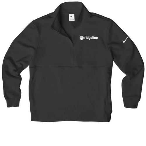 Ridgeline Active Wear, a Anthracite Nike Club Fleece Half Zip Pullover