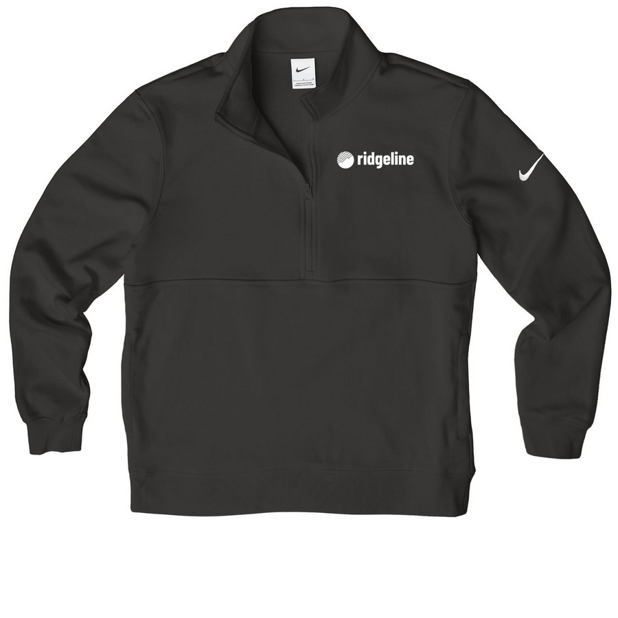 Ridgeline Active Wear, a Anthracite Nike Club Fleece Half Zip Pullover