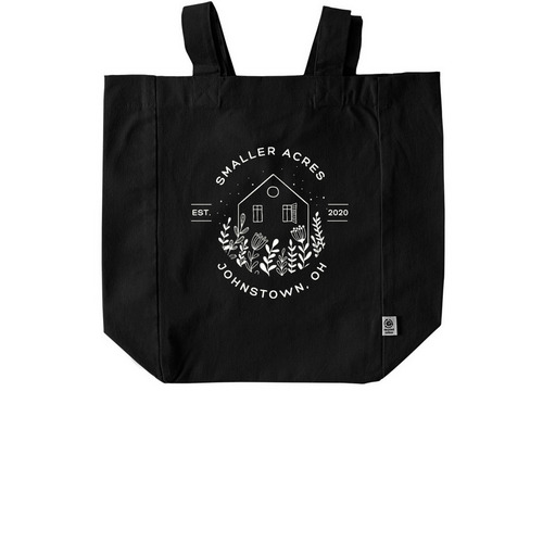 Cotton totes, a Black Recycled Cotton Tote Bag