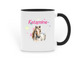 Ketamine cup, a Black Two-Tone Ceramic Mug