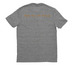 The Wrong Daisy, a Aluminum Grey Allmade Eco Triblend Unisex Tee (back-view)