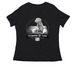 25 Years Vintage white font, a Black Women's Relaxed V-Neck Tee