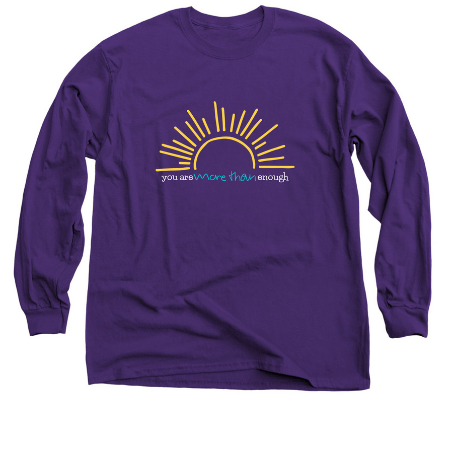 Suicide Prevention & Awareness Collection, a Purple Classic Long Sleeve Tee