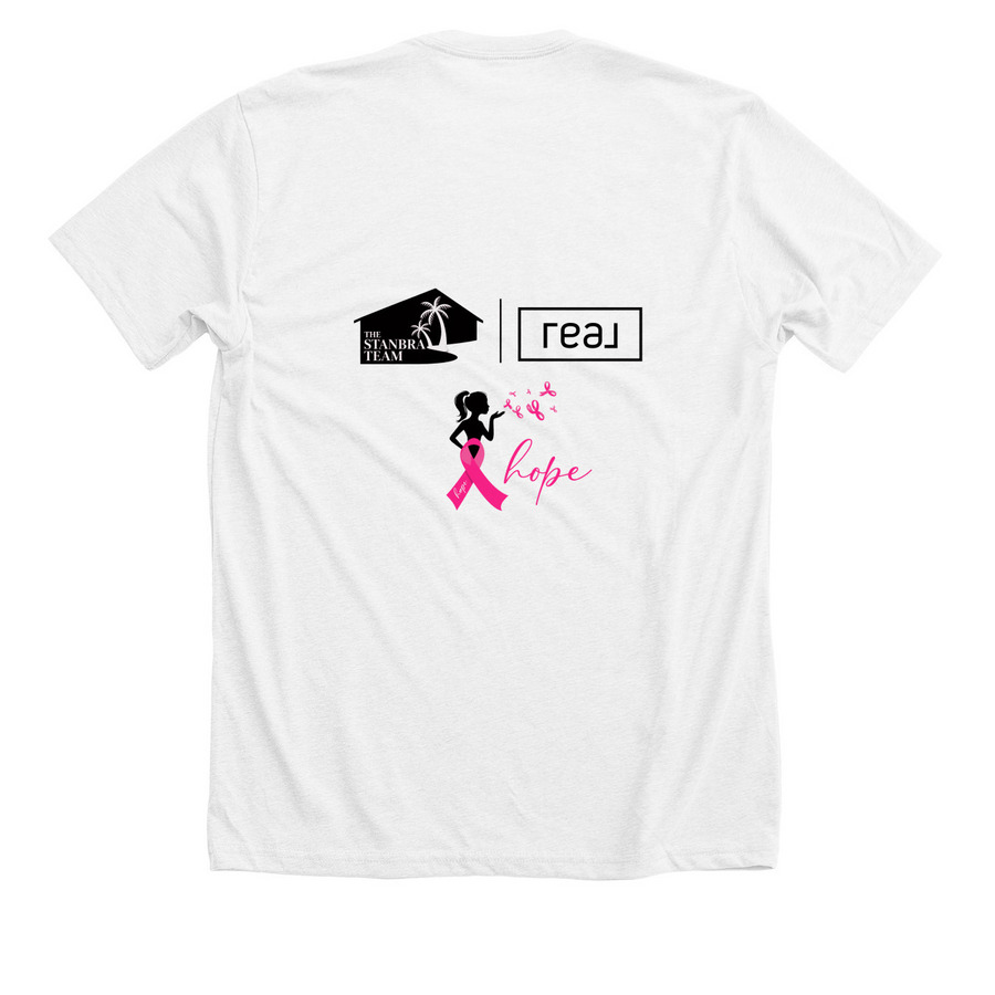 Fighter BY Kristen, a Solid White Blend Premium Unisex Tee (back-view)