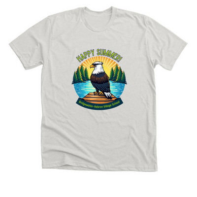 BHVS adult summer shirt, a Heather Cement Premium Unisex Tee