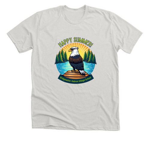 BHVS adult summer shirt, a Heather Cement Premium Unisex Tee