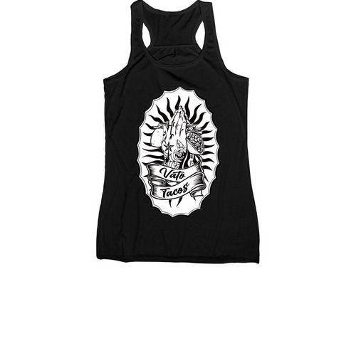 Tacos before Vatos, a Black Women's Racerback