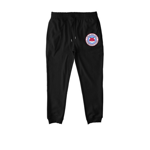 AEU Logo Printed Unisex Jogger, a Black Stanley/Stella Unisex Flyer Jogger