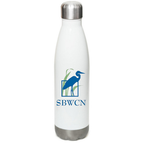 SBWCN Water Bottle, a White Stainless Steel Water Bottle
