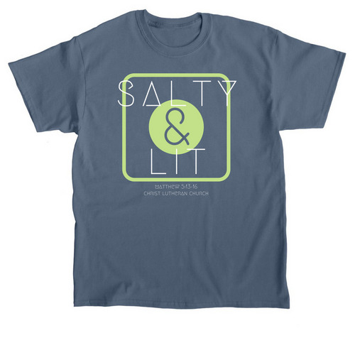 Salt&Light, a Indigo Blue Classic Unisex Tee