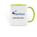 PathPoint Mugs, a Green Two-Tone Ceramic Mug