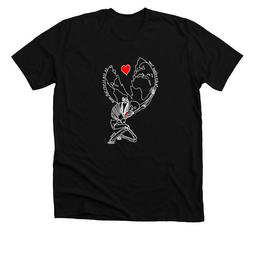 Finish The Work, a Solid Black Blend Premium Unisex Tee