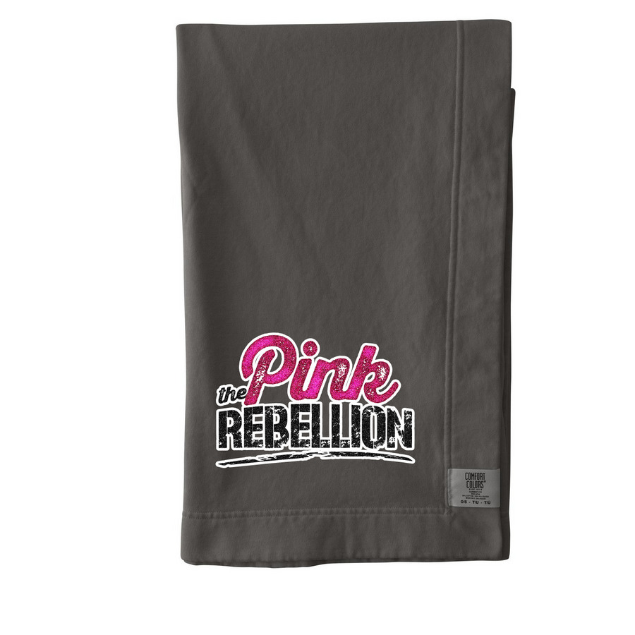 Pink Rebellion Blanket, a Pepper Comfort Colors Blanket